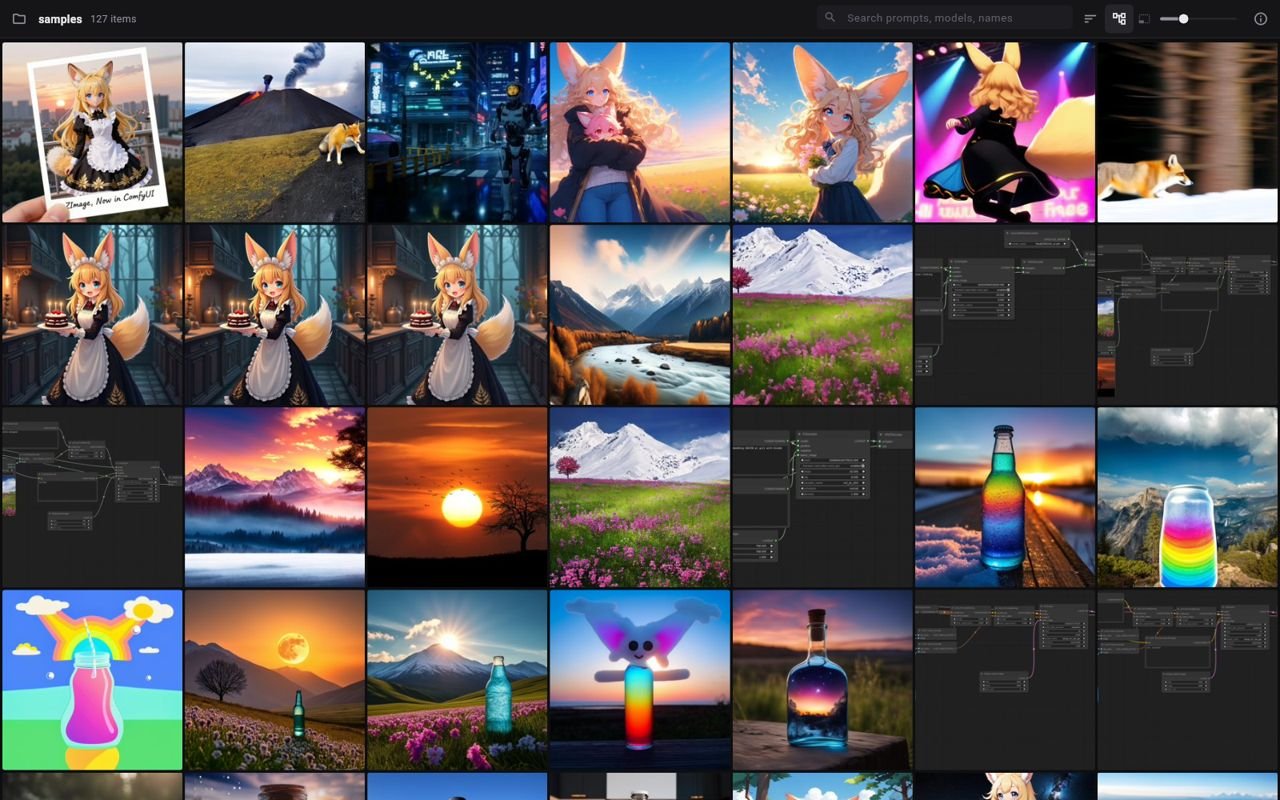 GenerativeView grid of AI images